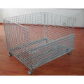 Wire Mesh Container with Galvanized Steel Cage